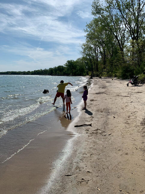 Sandy Beach from the North Pond trail